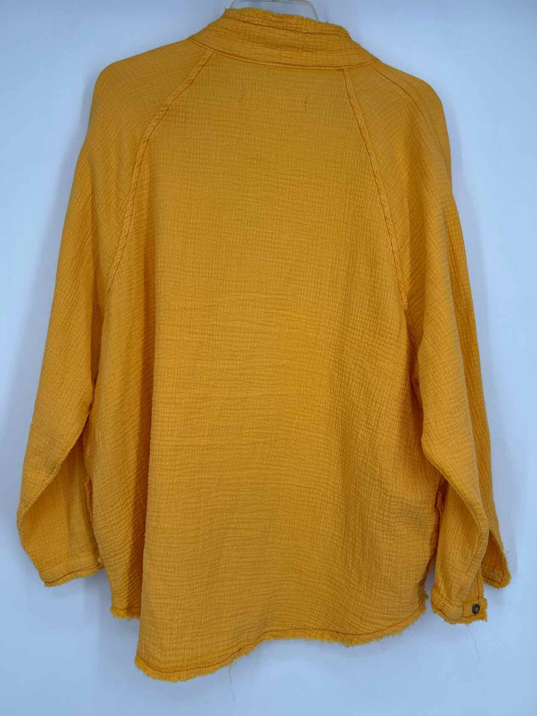 We The Free Size S Yellow Double Gauze Long Sleeve