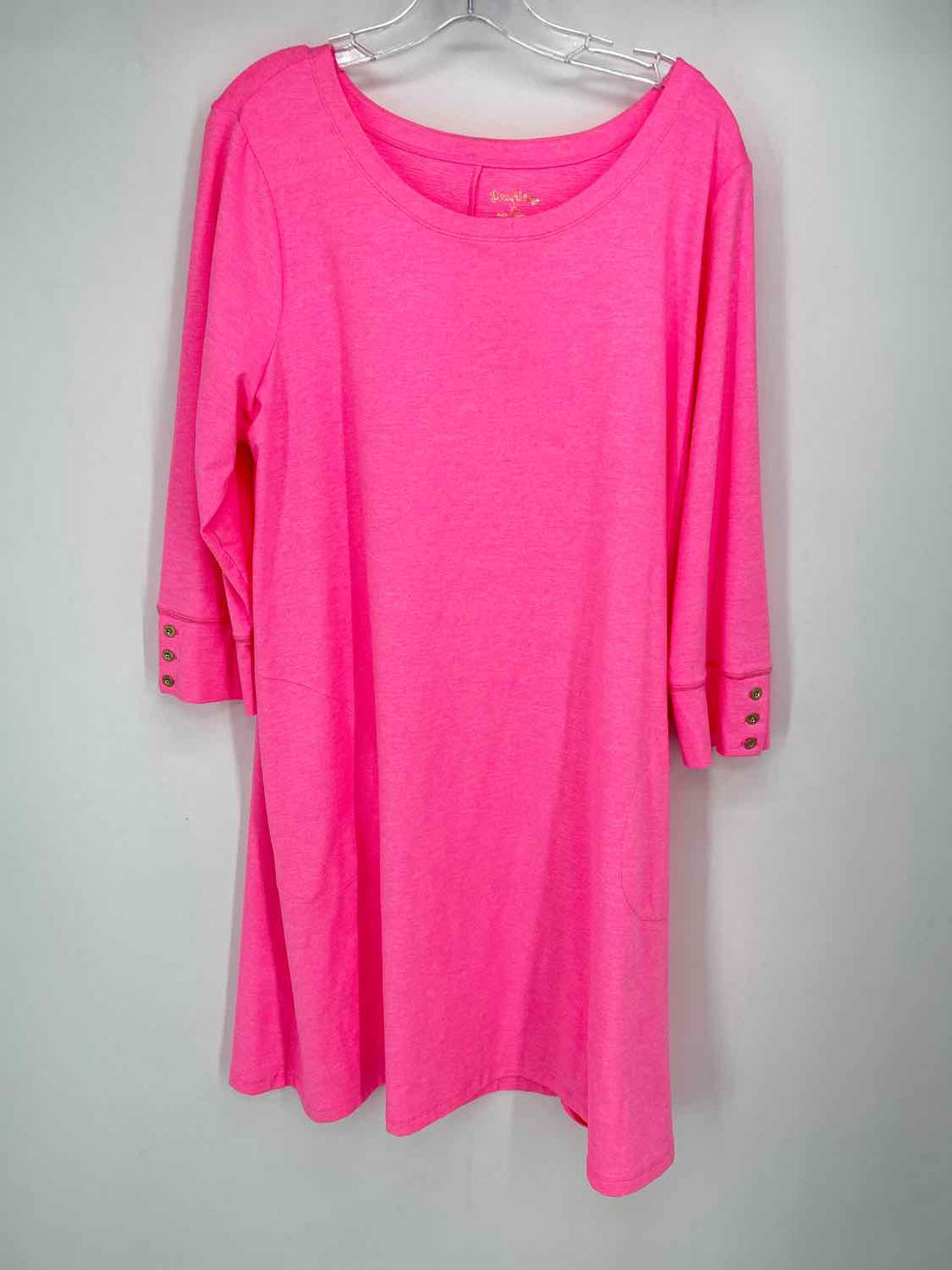 Lilly Pulitzer XXL Neon Pink Long Sleeve Lilly Pulitzer Dress