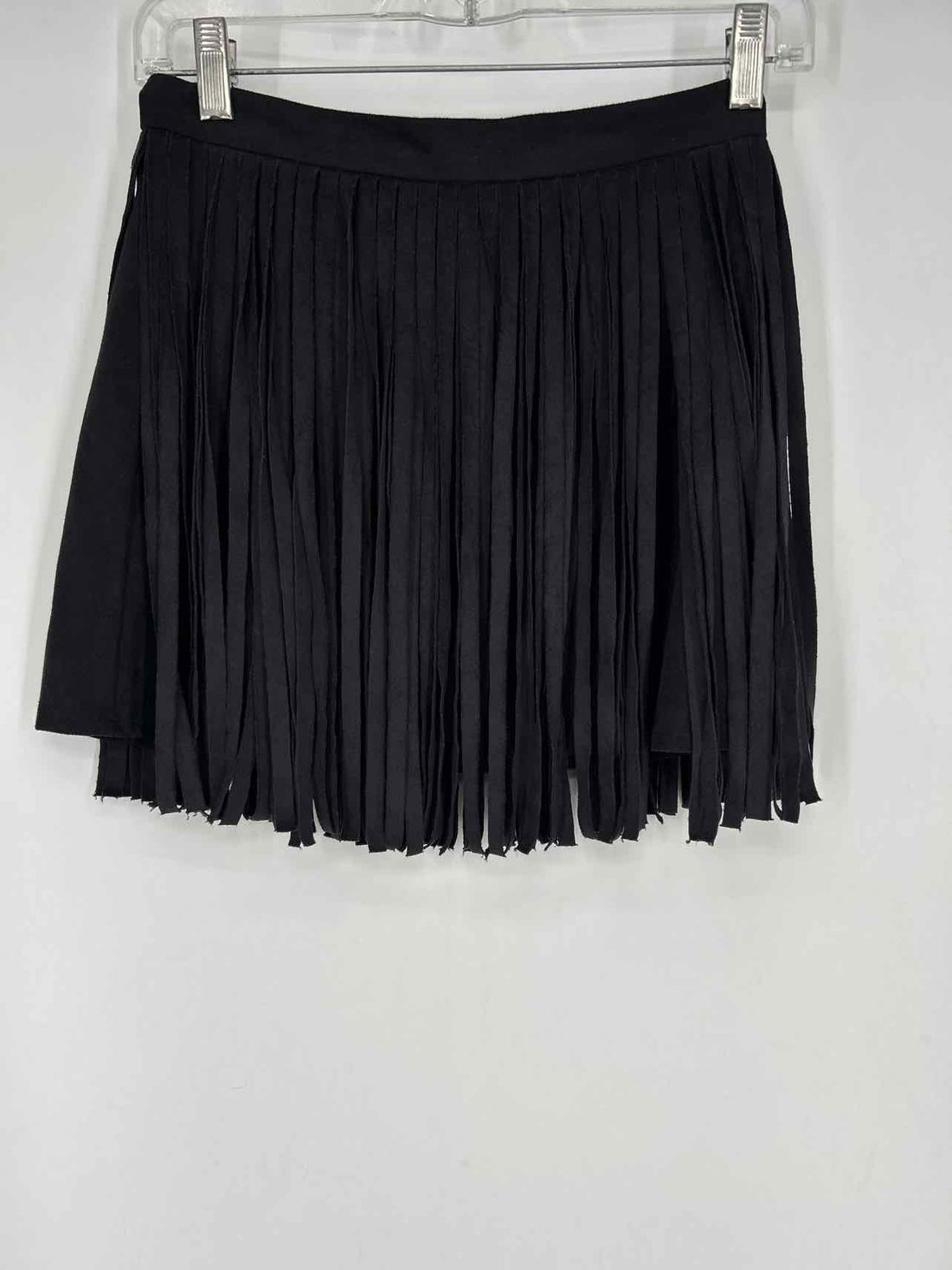 BB Dakota Size 4 Black Fringe Skirts