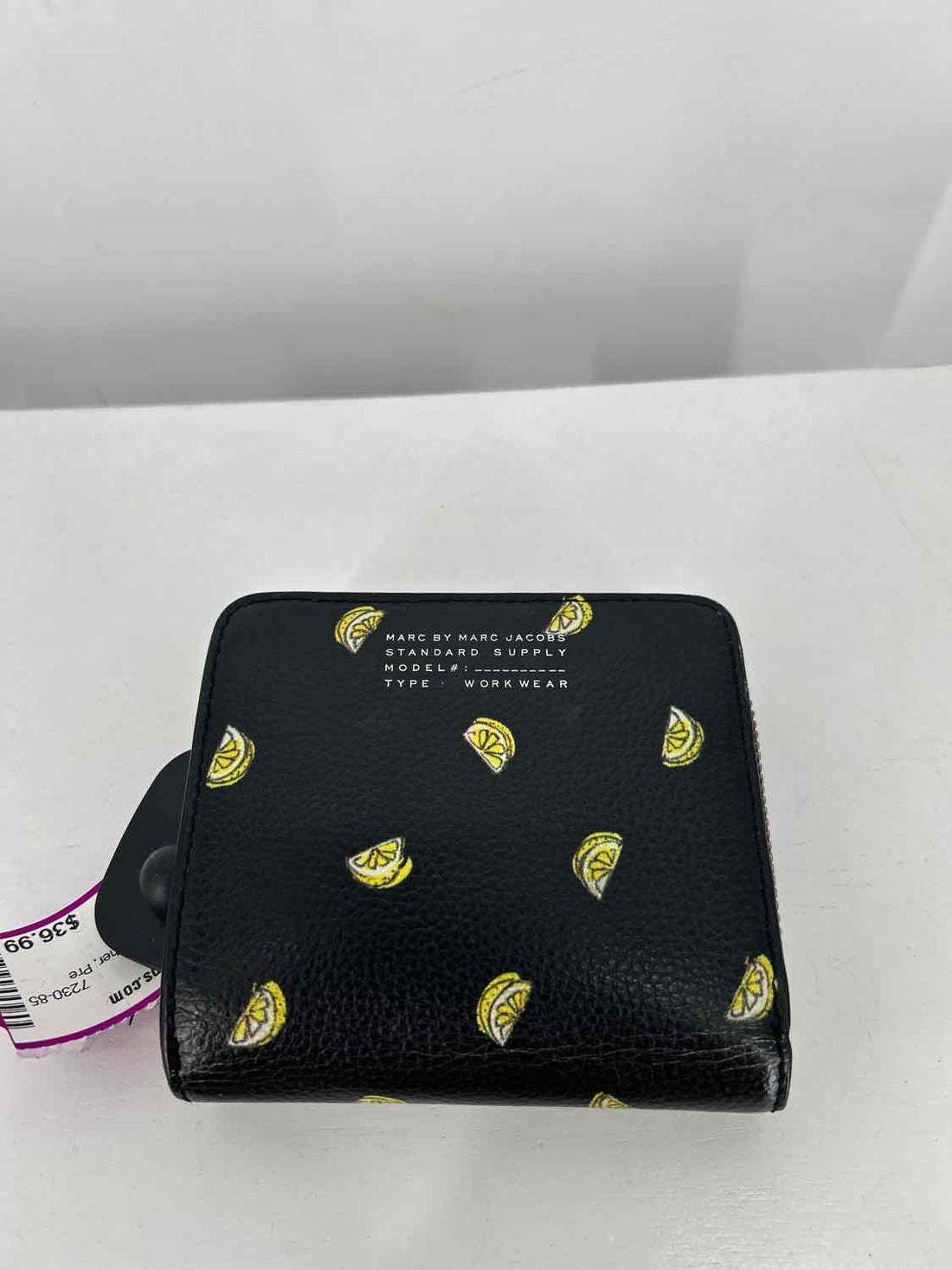 Marc By Marc Jacobs Black & Yellow Leather Pre Owned Wallet