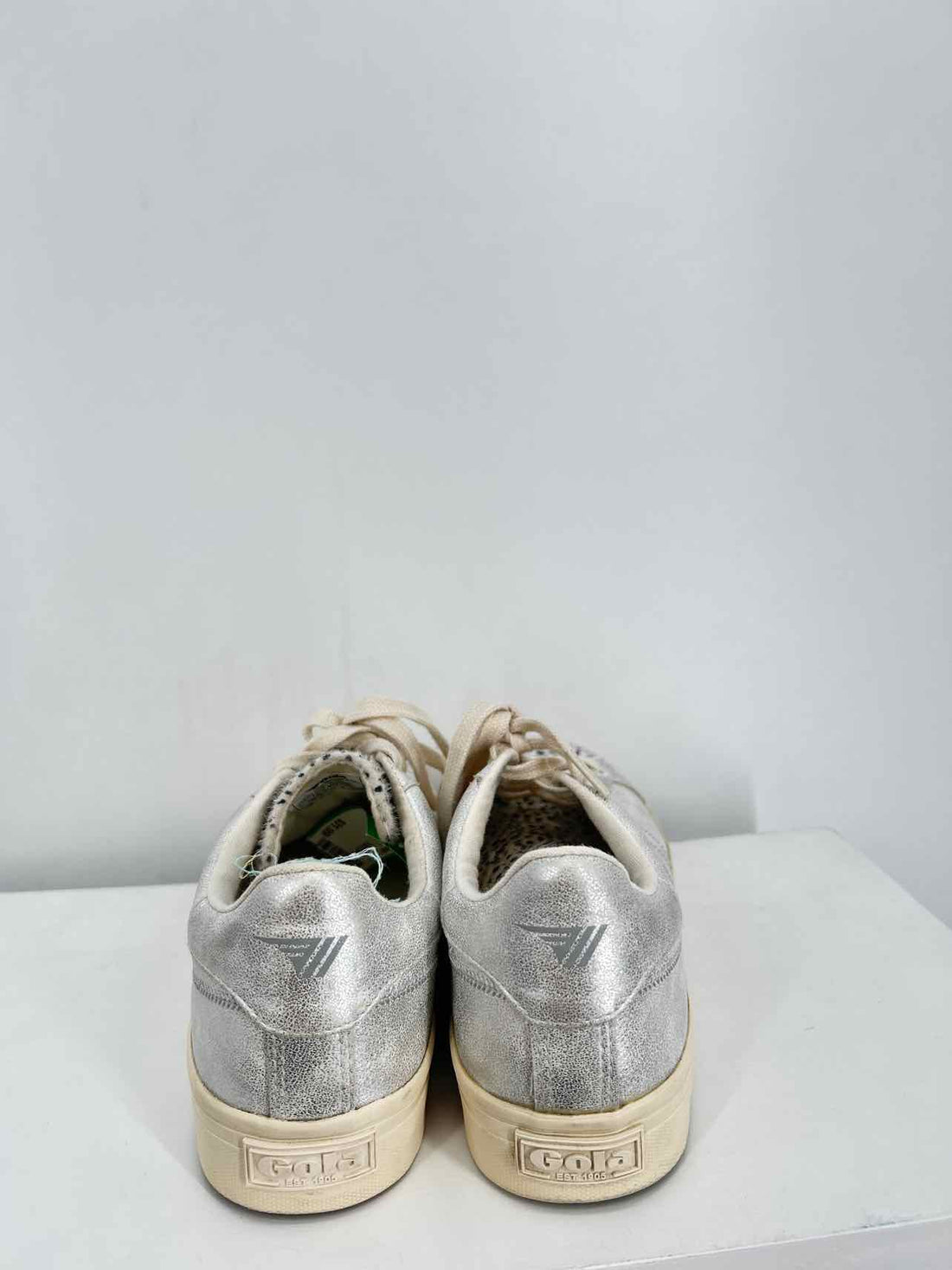 Gola Women Size 7 Silver & Cheetah Sneakers
