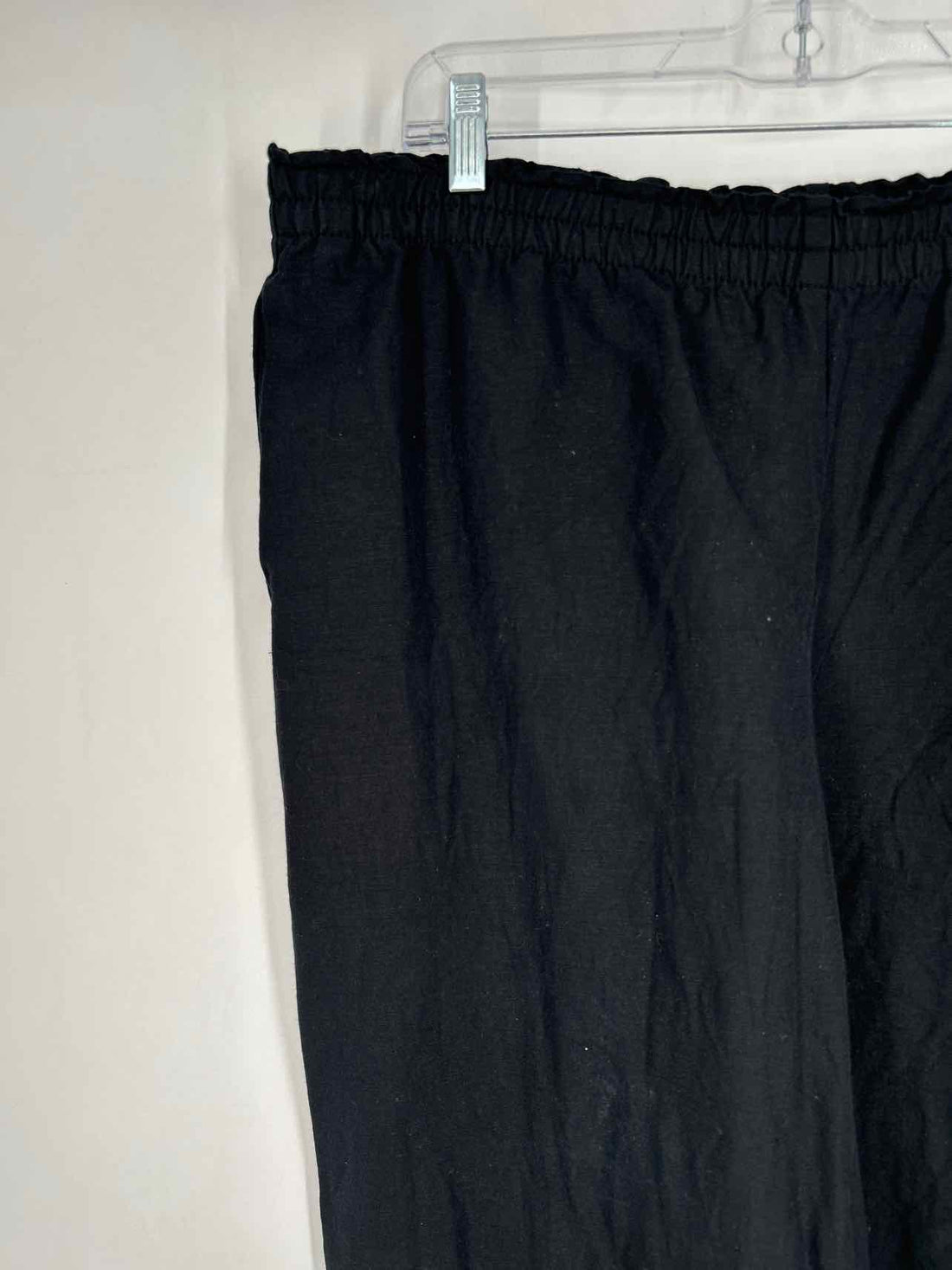 H&M Size XL Black Linen Blend Pants