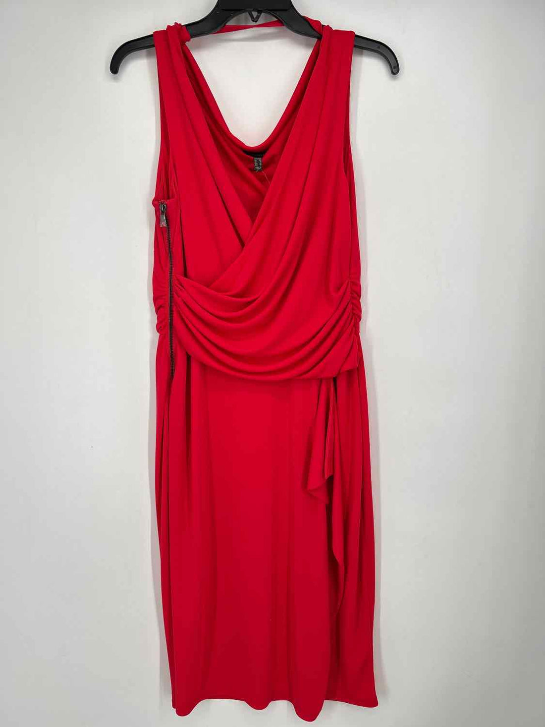 Adrianna Papell 12 Red Sleeveless Holiday