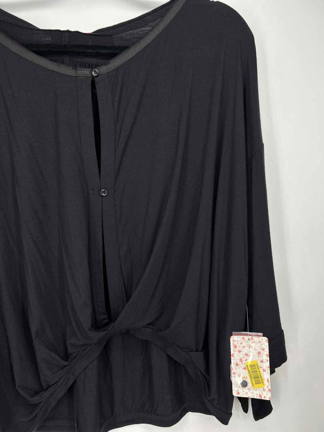 Free People Size S Black Long Sleeve