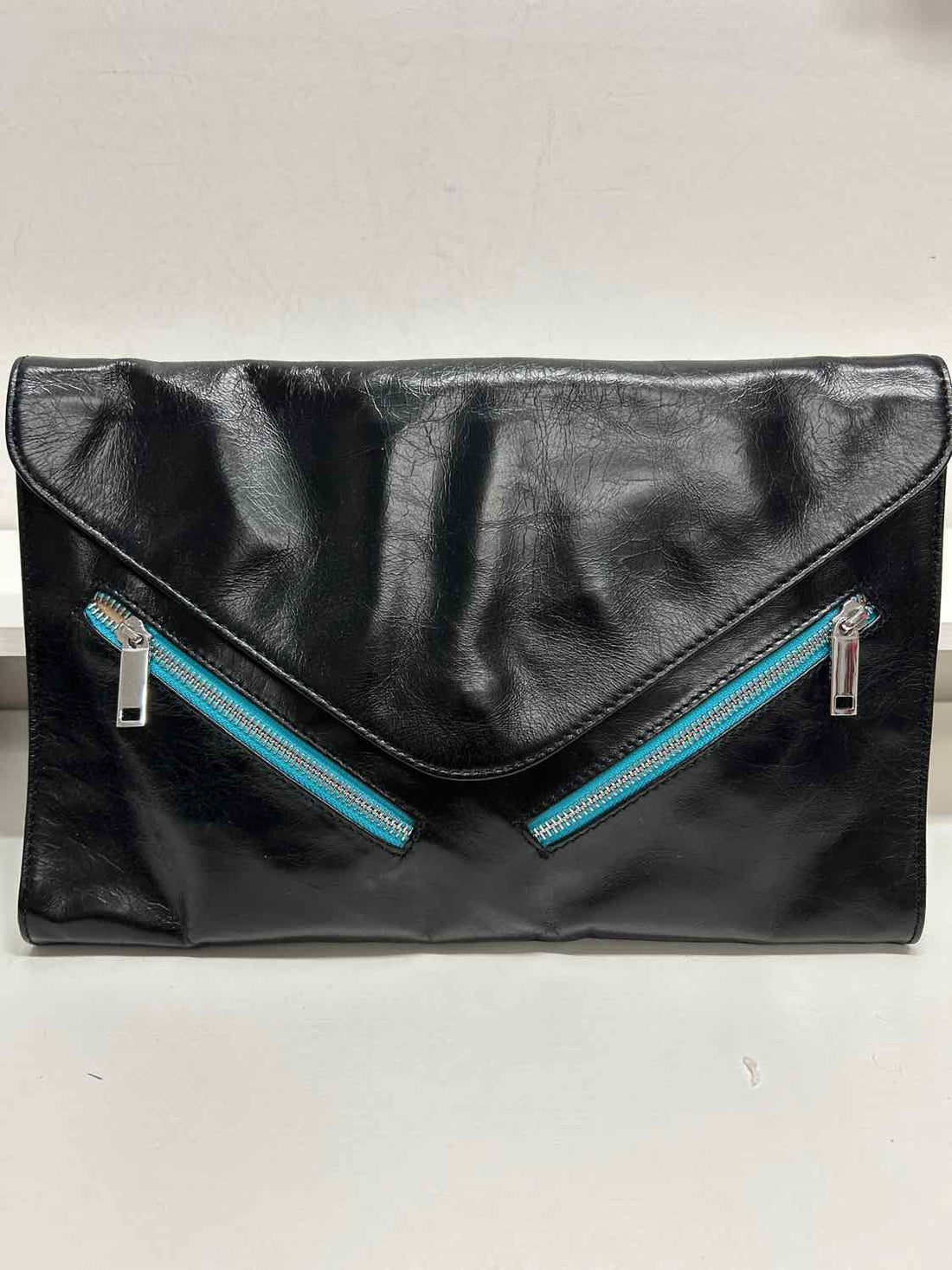Lodis Black Leather Excellent Condition Clutch