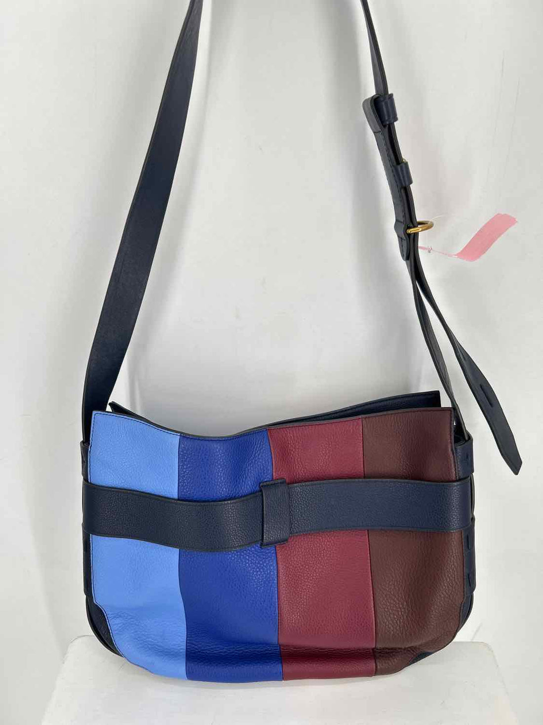 Tory Burch Navy Colorblock Gemini Belted Hobo