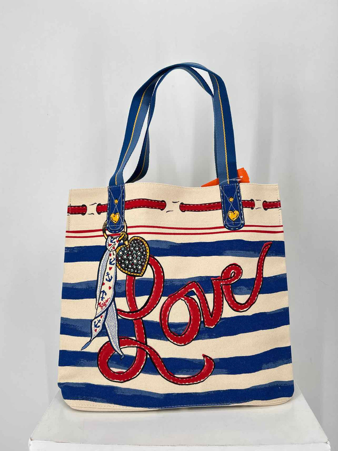 Brighton Beige Print Canvas NWT Tote