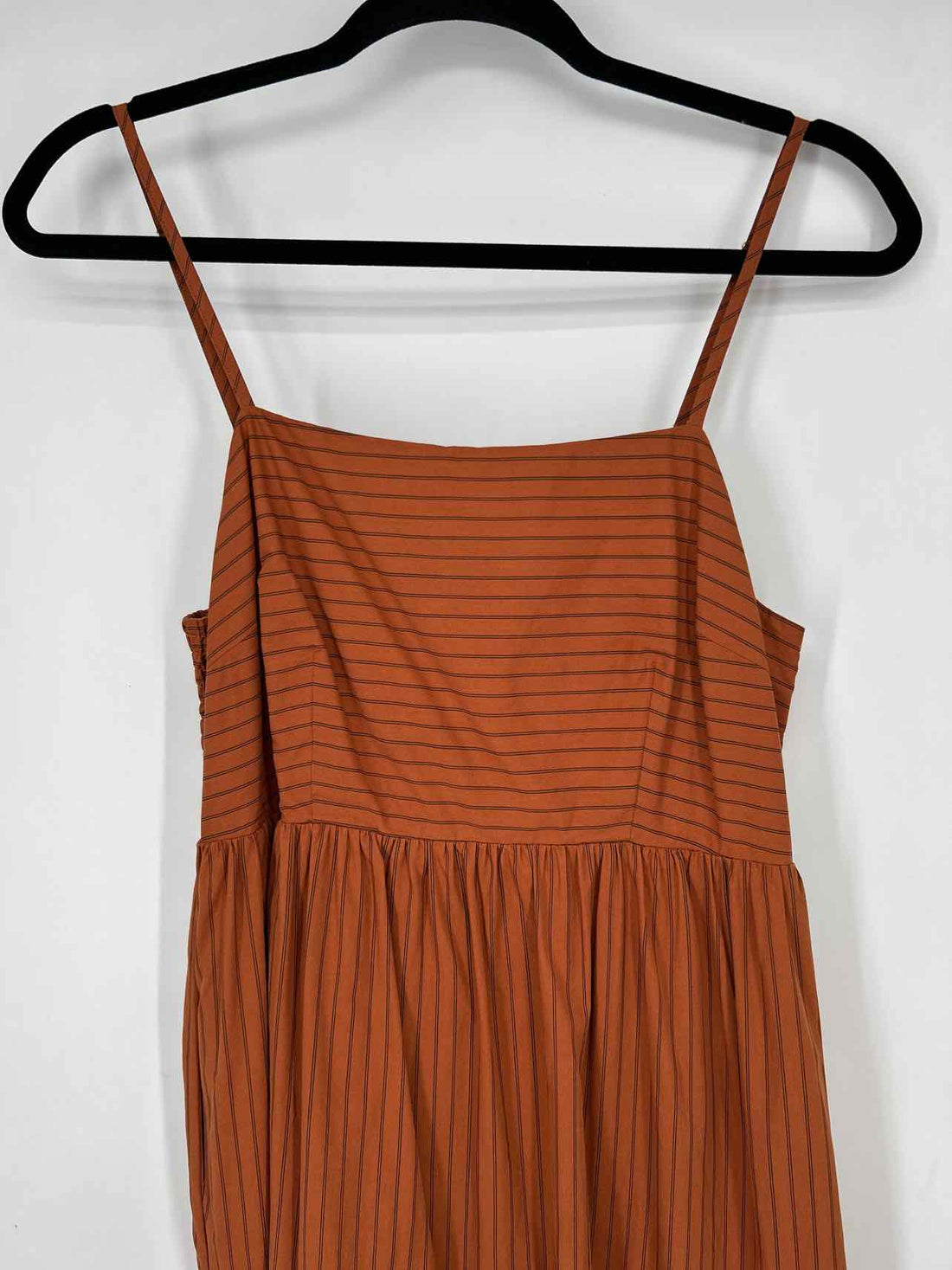 Meet Me In Santorini M Brown & Black Striped New Boutique Dress