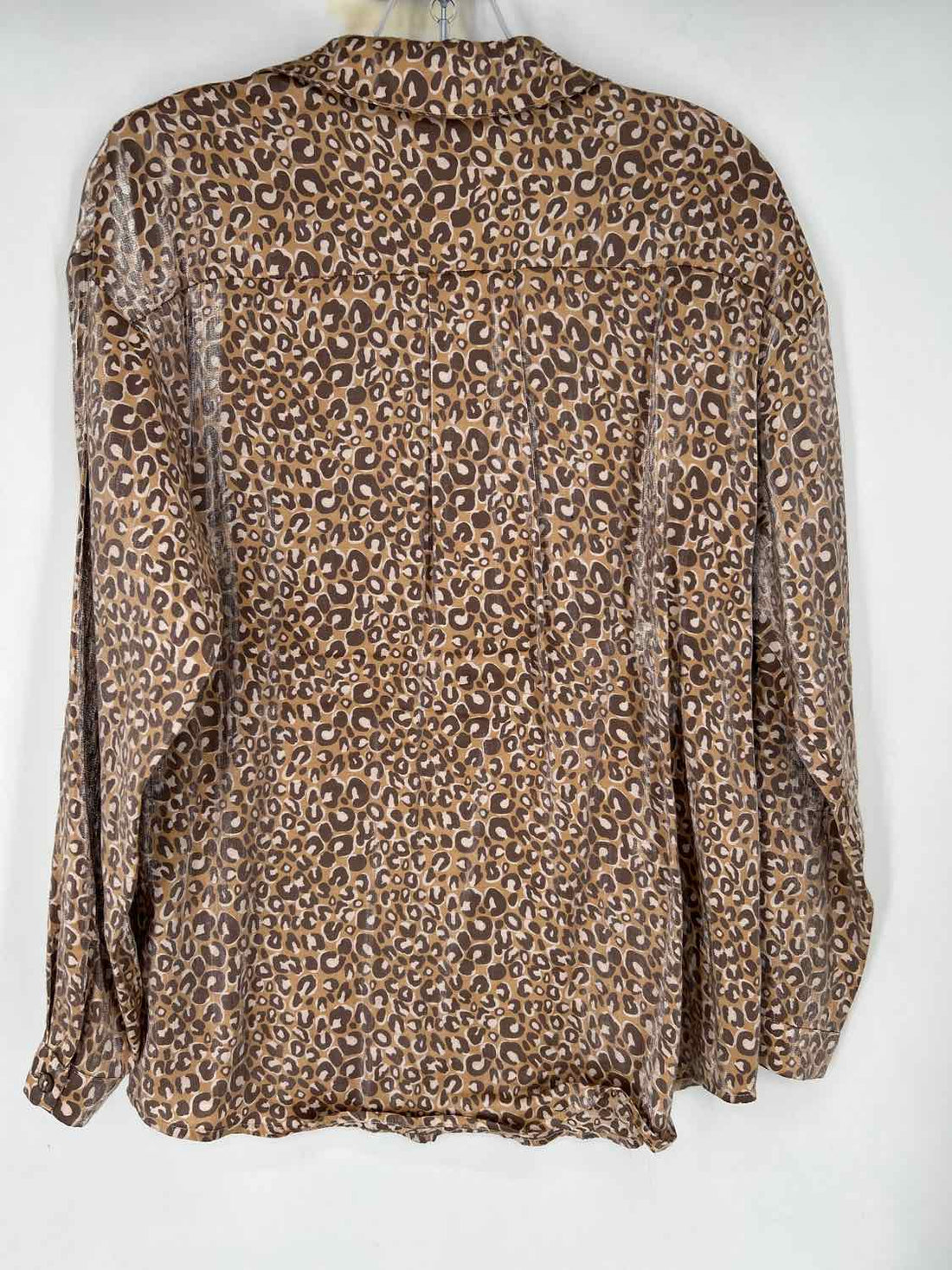 Entro Size S Leopard Shiny Long Sleeve