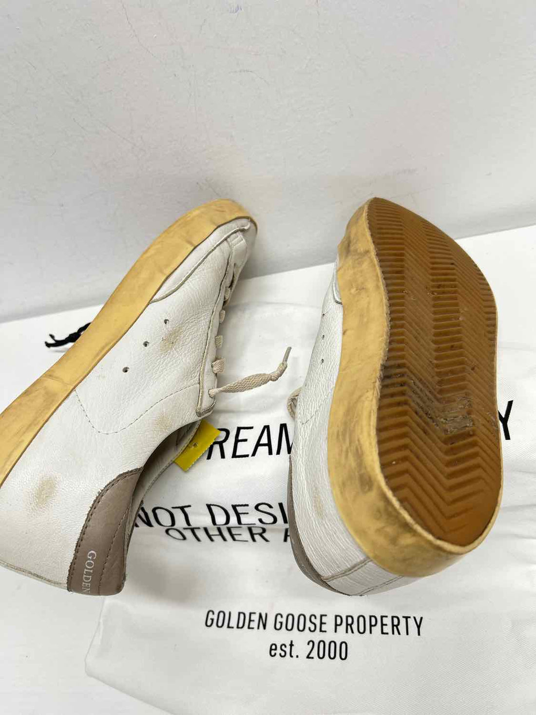 Golden Goose Women Size 39 (8.5-9) White & Pink Sneakers