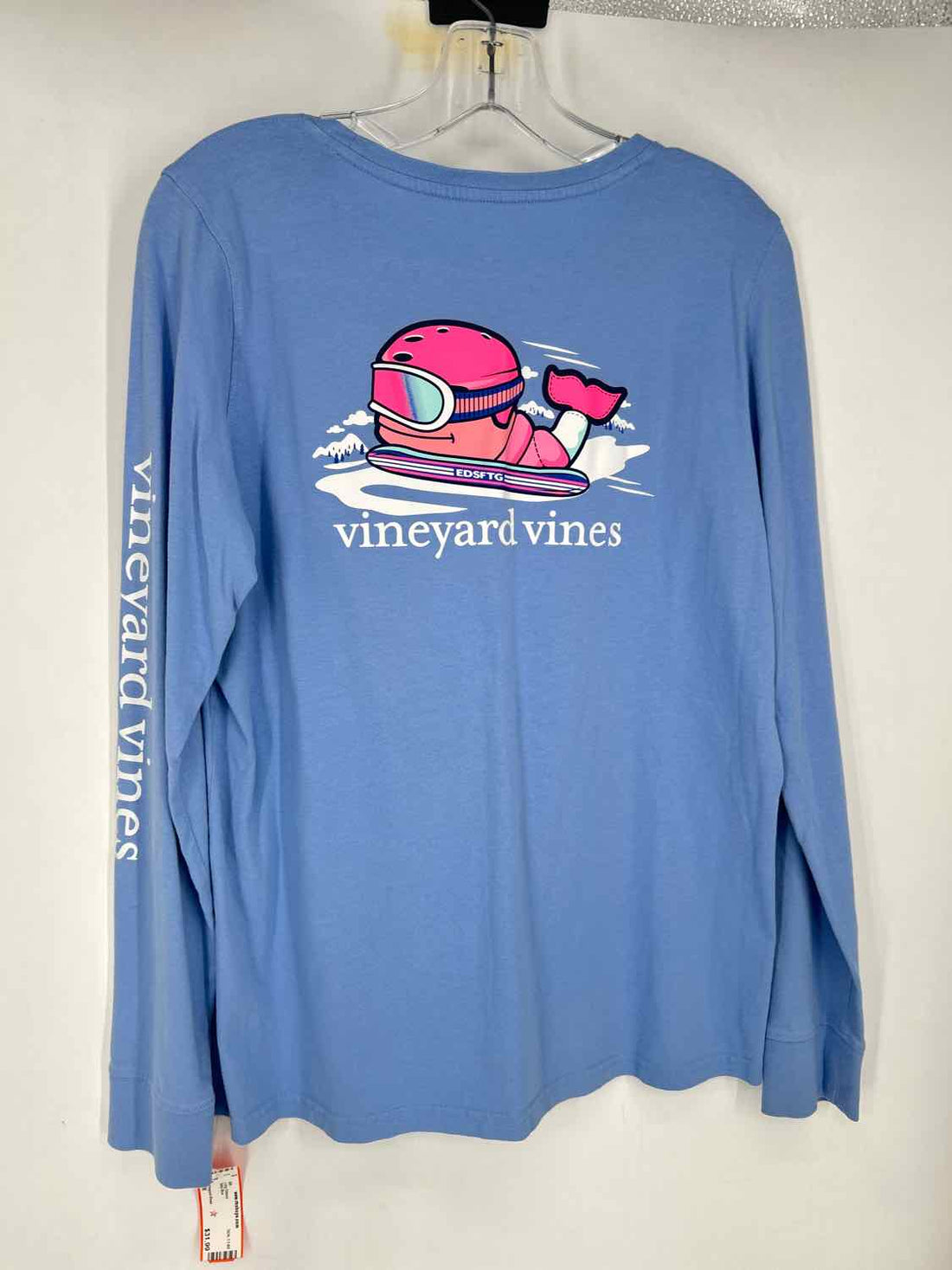 Vineyard Vines Size M Baby Blue Long Sleeve