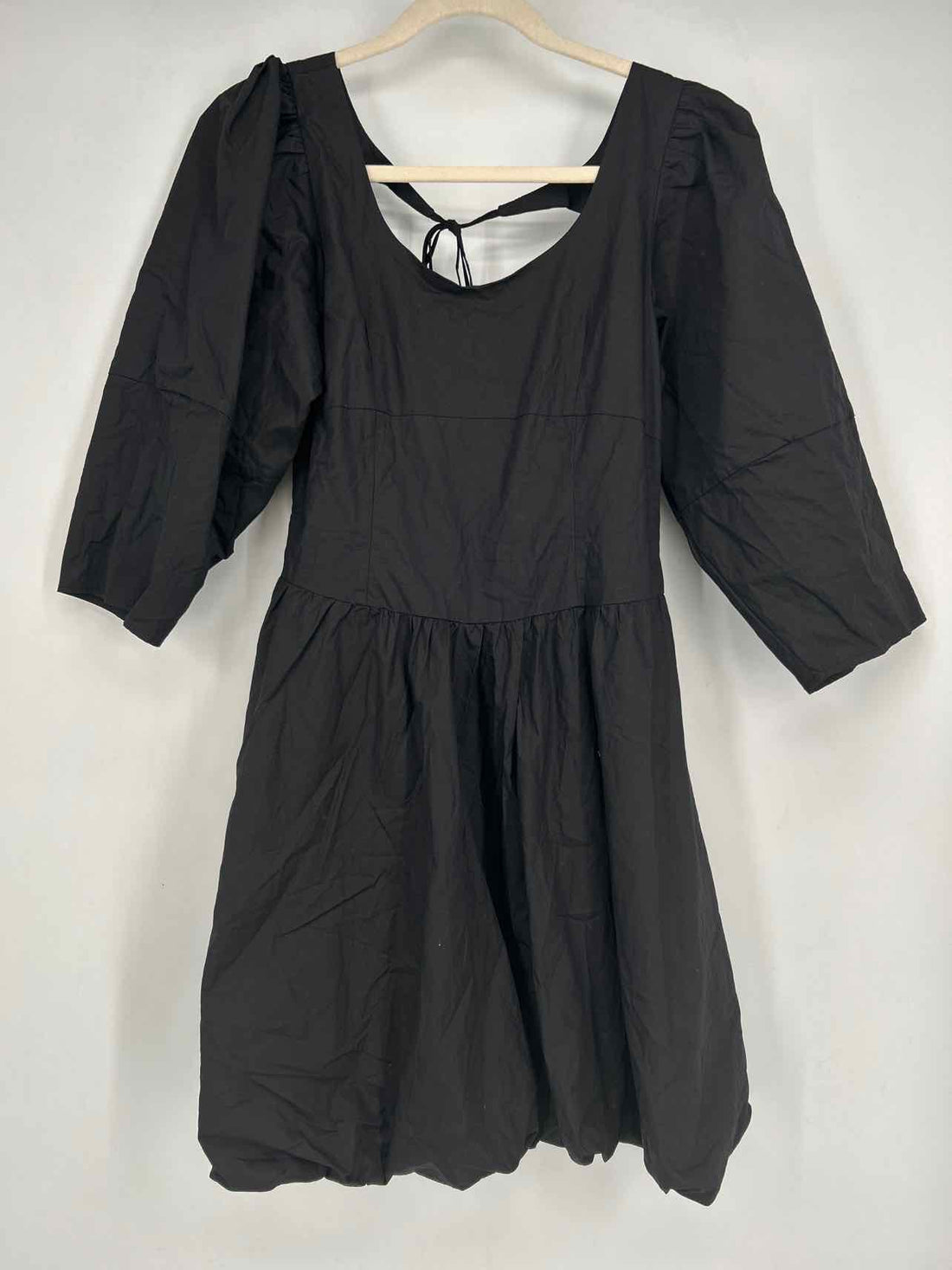 Miele Size S Black Cotton Long Sleeve Dress