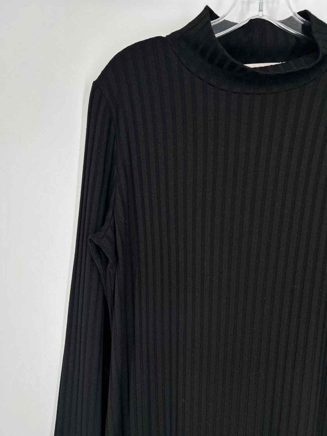 Loft Size L Black Long Sleeve Dress