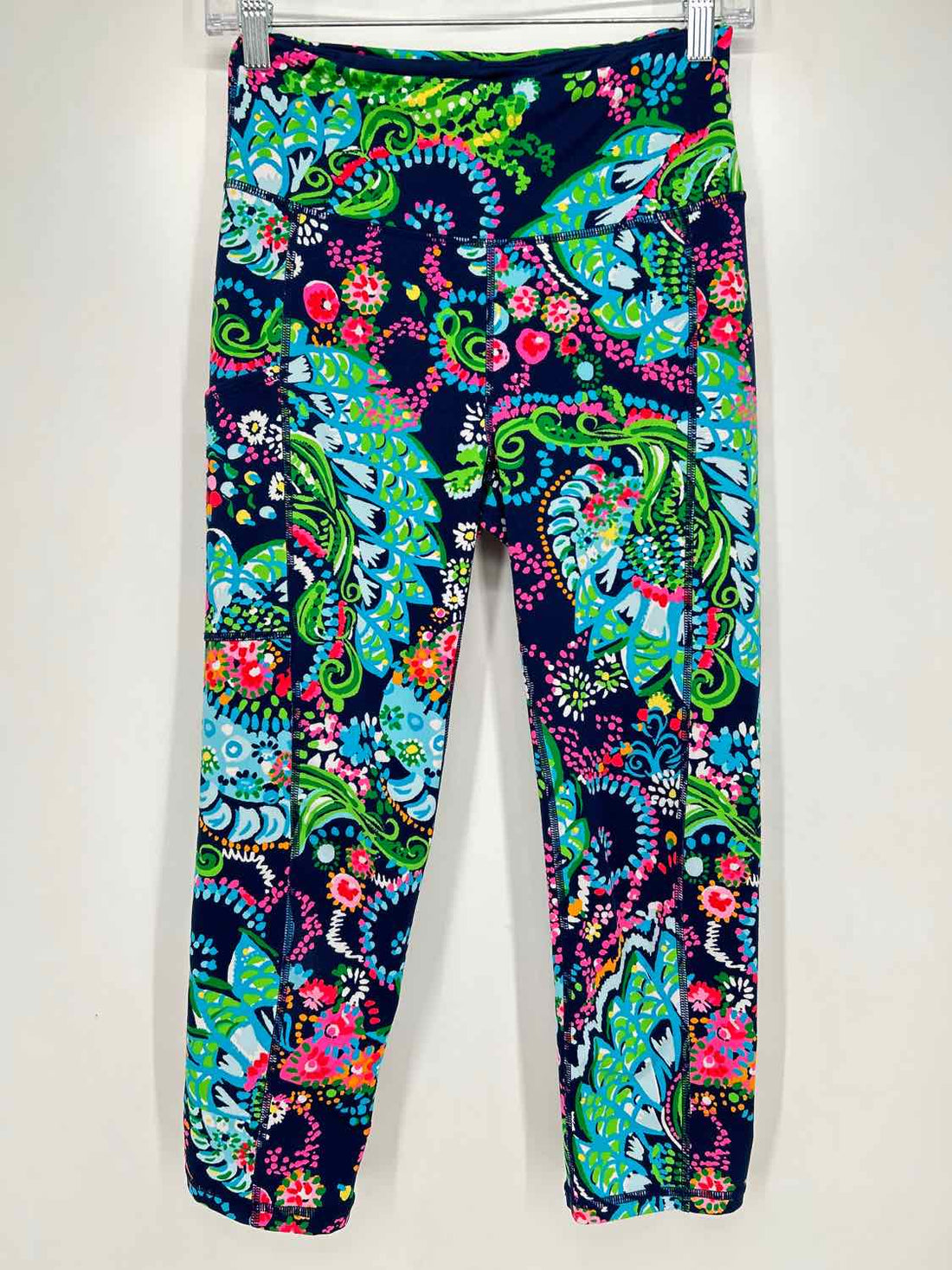 Size S Navy Print Lilly Pulitzer Luxletic Leggings