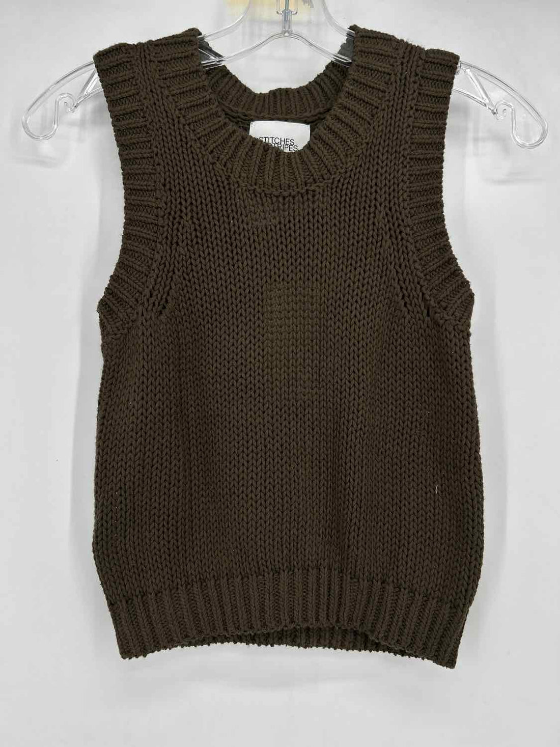 Stitches & Stripes Size XS Dark Green Sweater NWT Vest