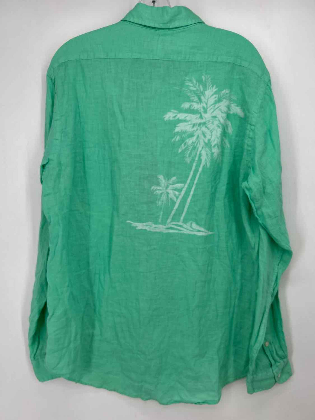 Ralph Lauren Size L Mint Green Linen 100% NWT Long Sleeve