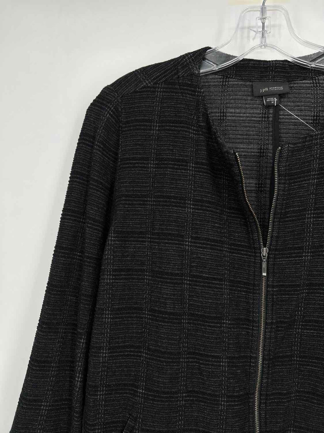J Jill Size M Black & Gray Jacket