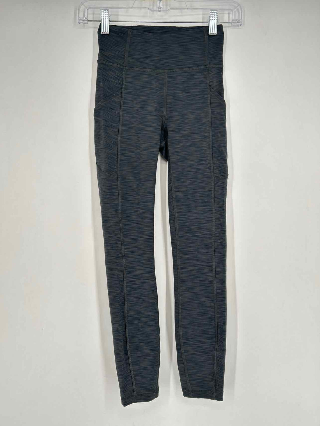 Lululemon Size 0 Heathered Gray Active Leggings