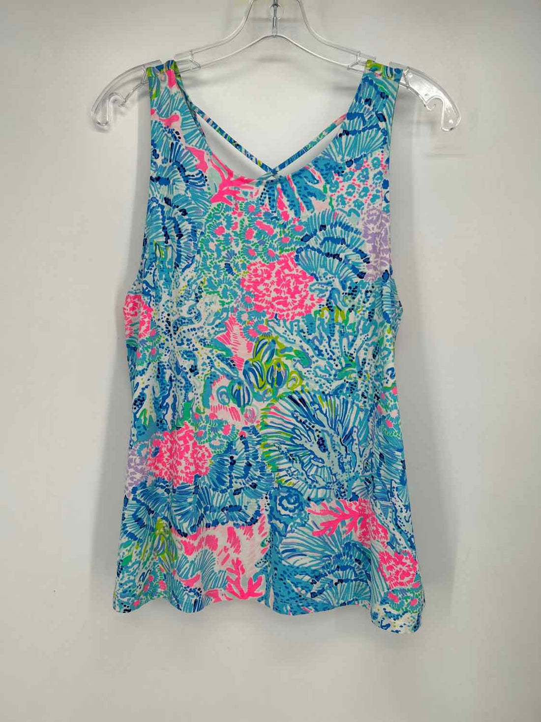 Lilly Pulitzer L Blue Print Lilly Pulitzer Top