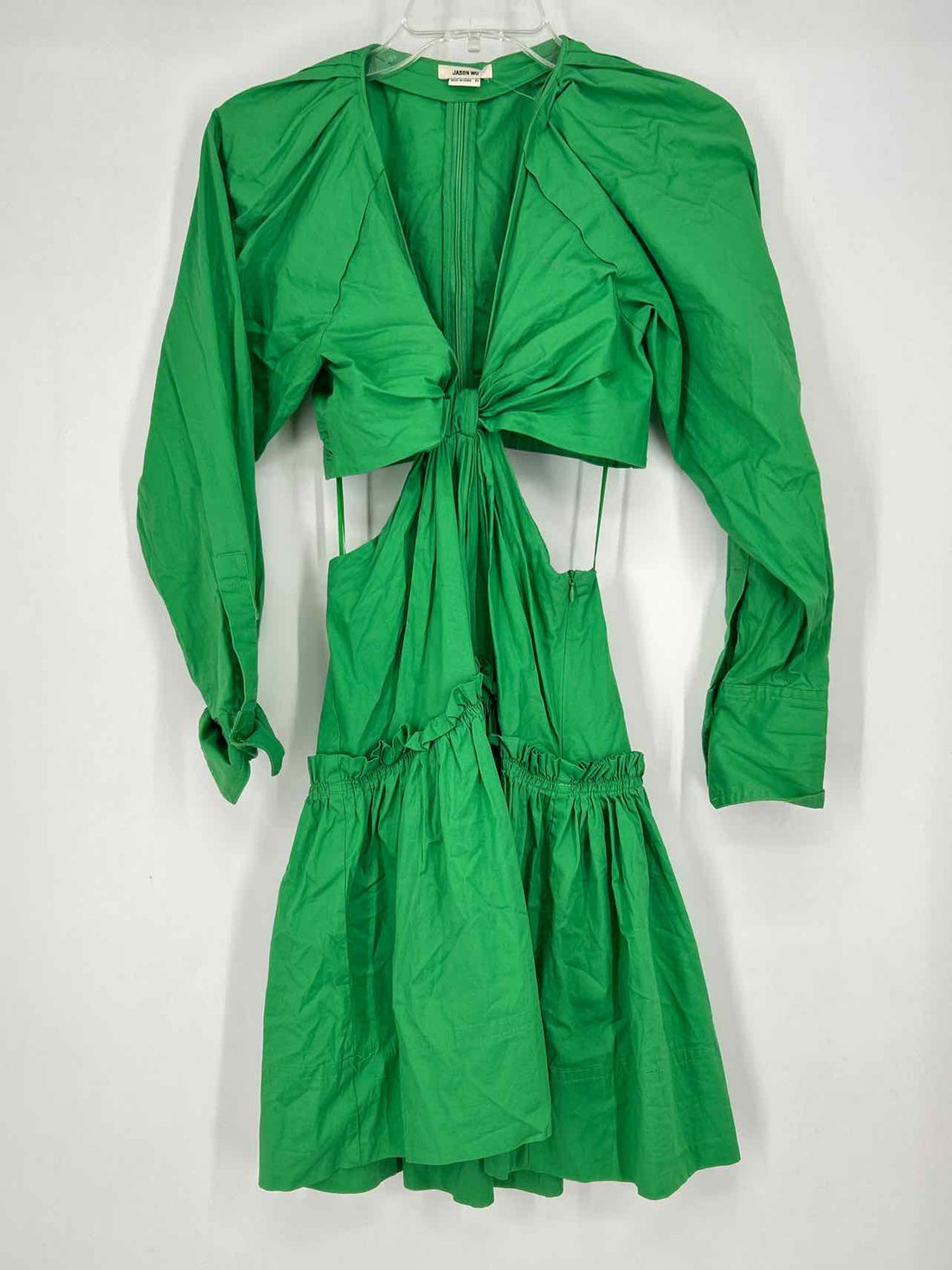 Jason Wu Size XS Green Long Sleeve Dress