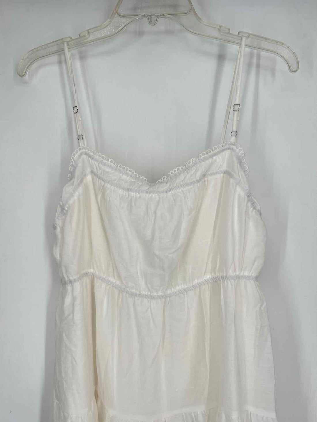 Adora Size L White Sleeveless Dress