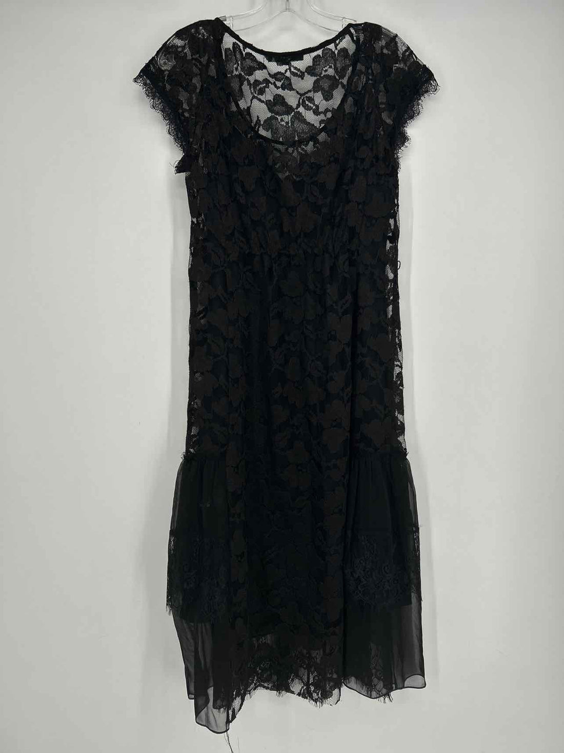 Nanette Lepore Size 6 Black Lace Dress