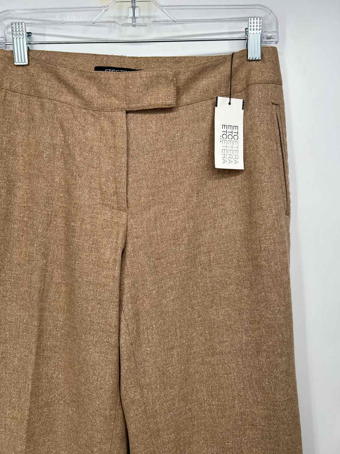 Etcetera Size 6 Heathered Tan Wool Blend NWT Pants