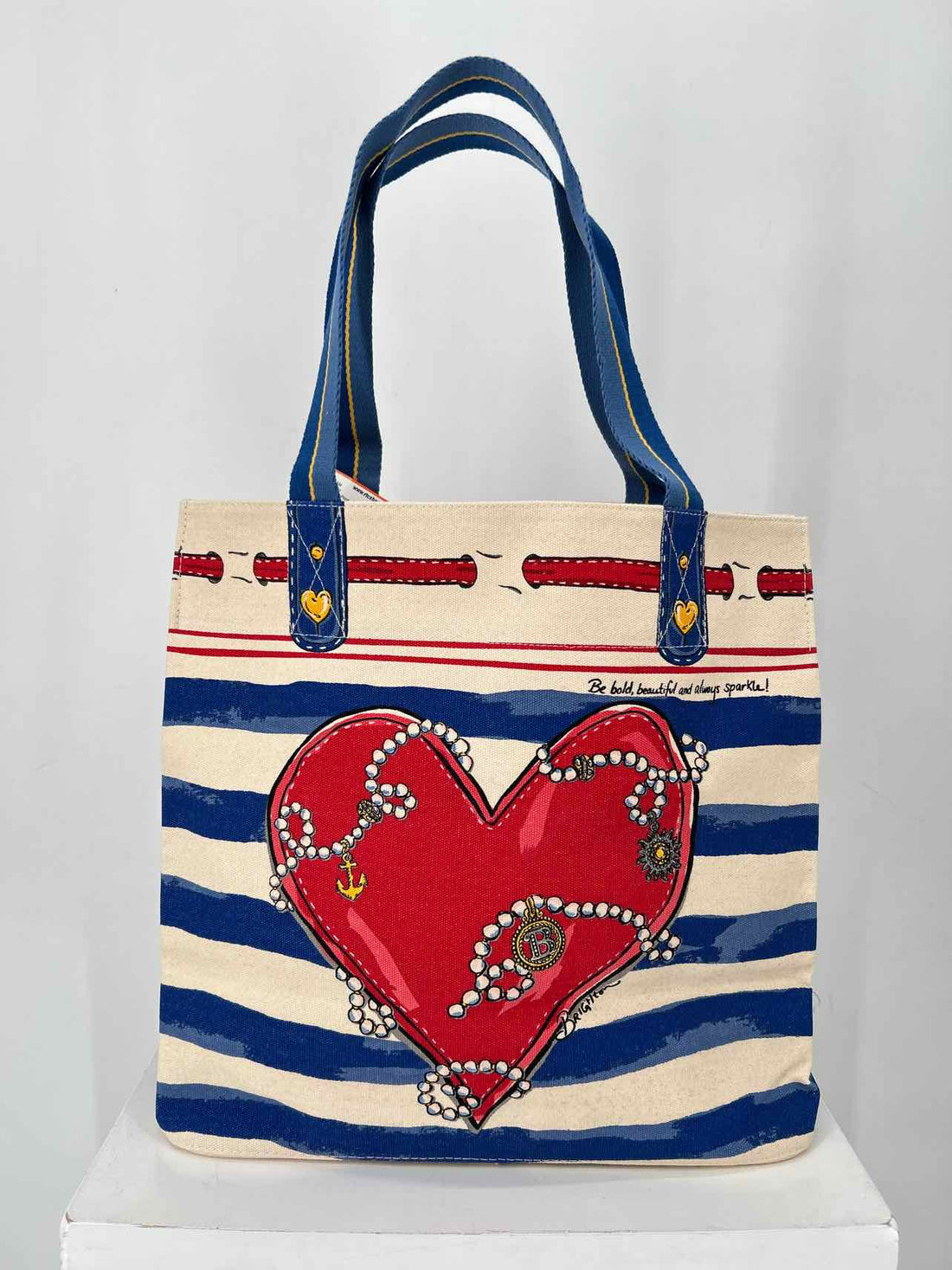 Brighton Beige Print Canvas NWT Tote