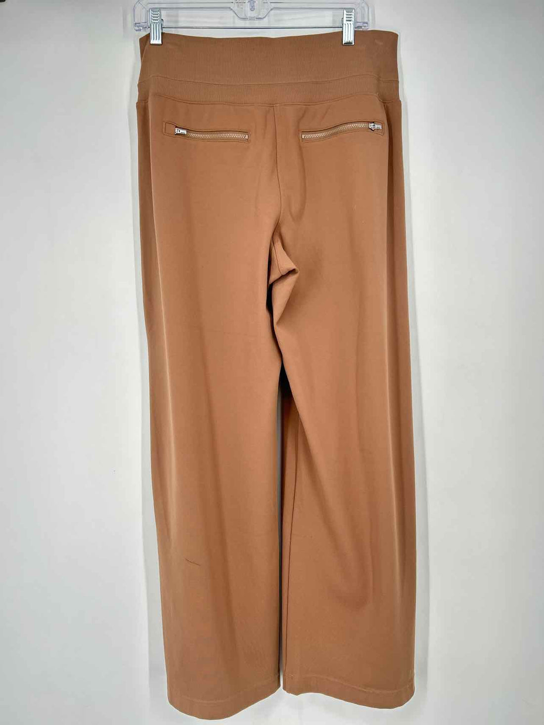 Athleta Size MP Brown & White Striped Active Pants