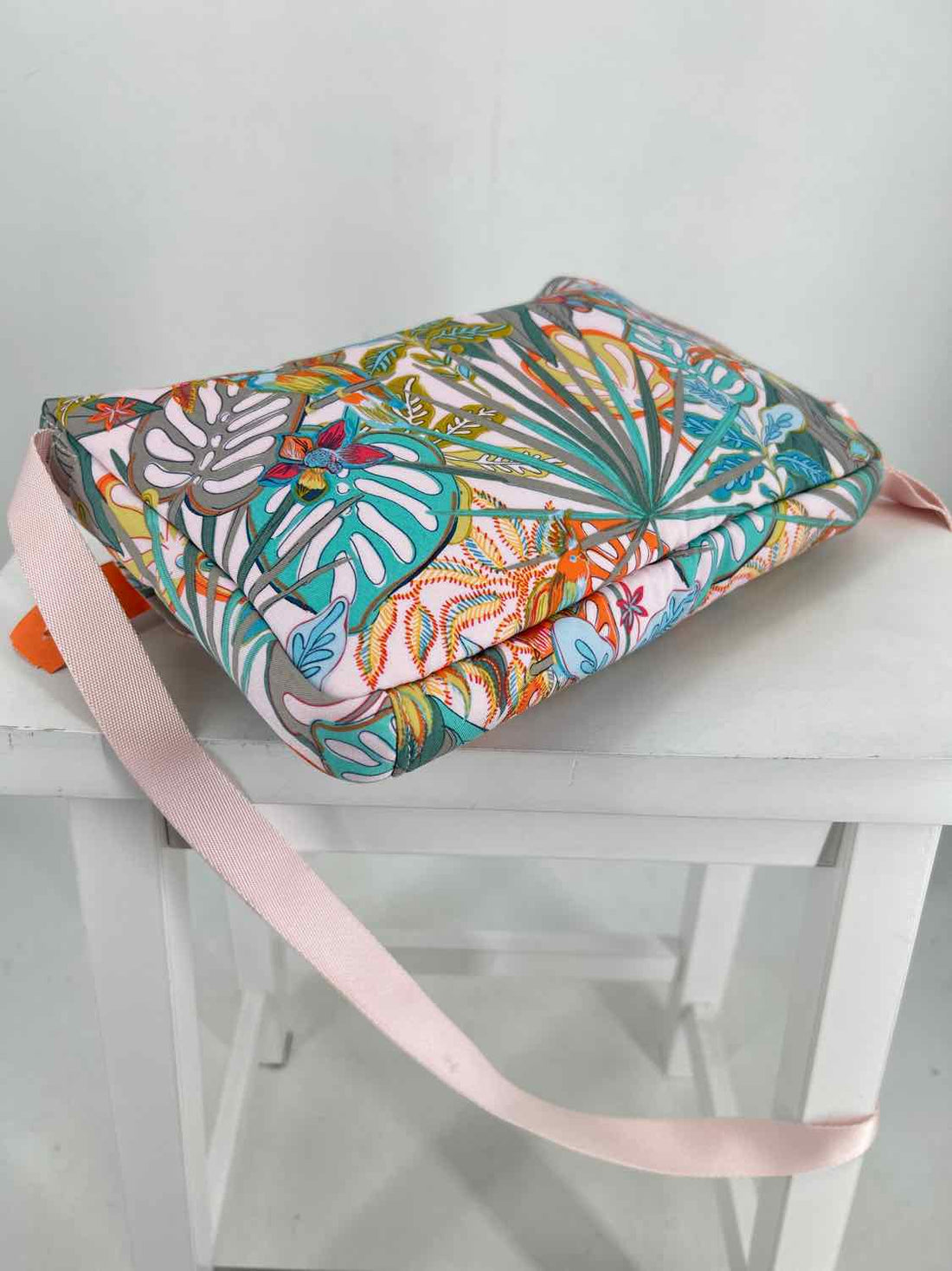 Vera Bradley Light Pink Plant Print Crossbody