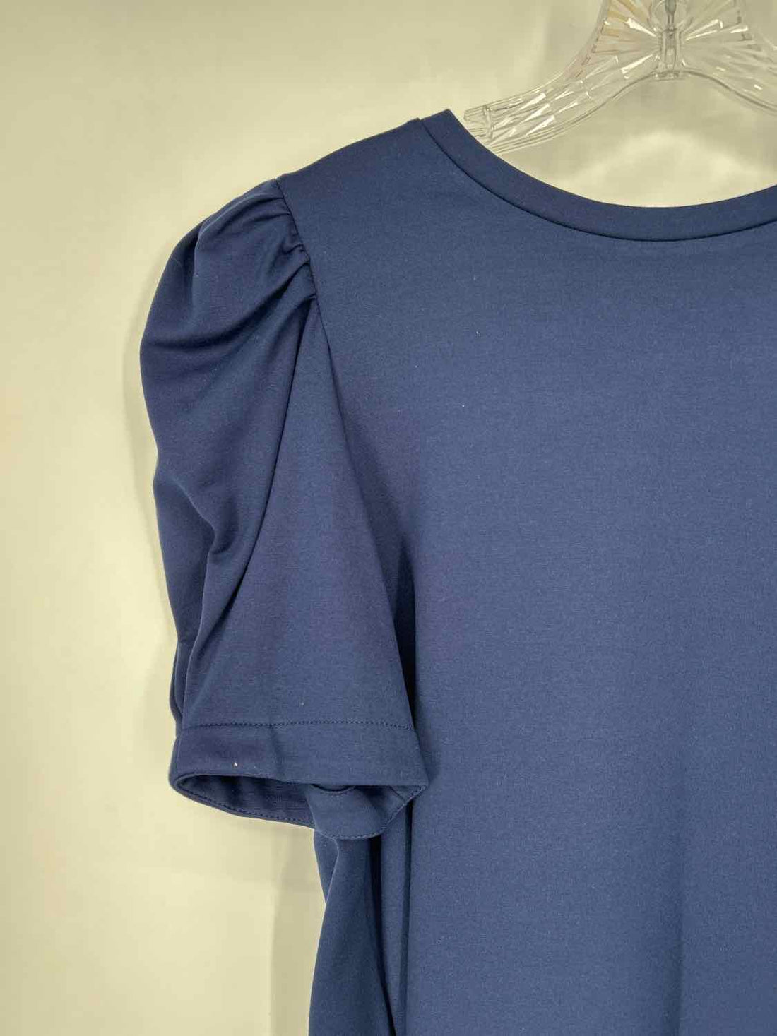 Crown & Ivy Size L Navy NWT Short Sleeve
