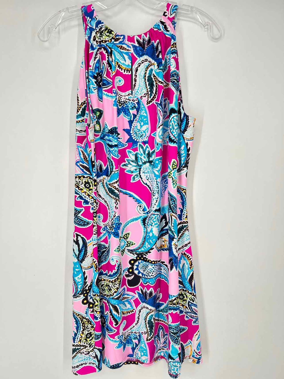 Arueh Size L Pink Print Sleeveless Dress
