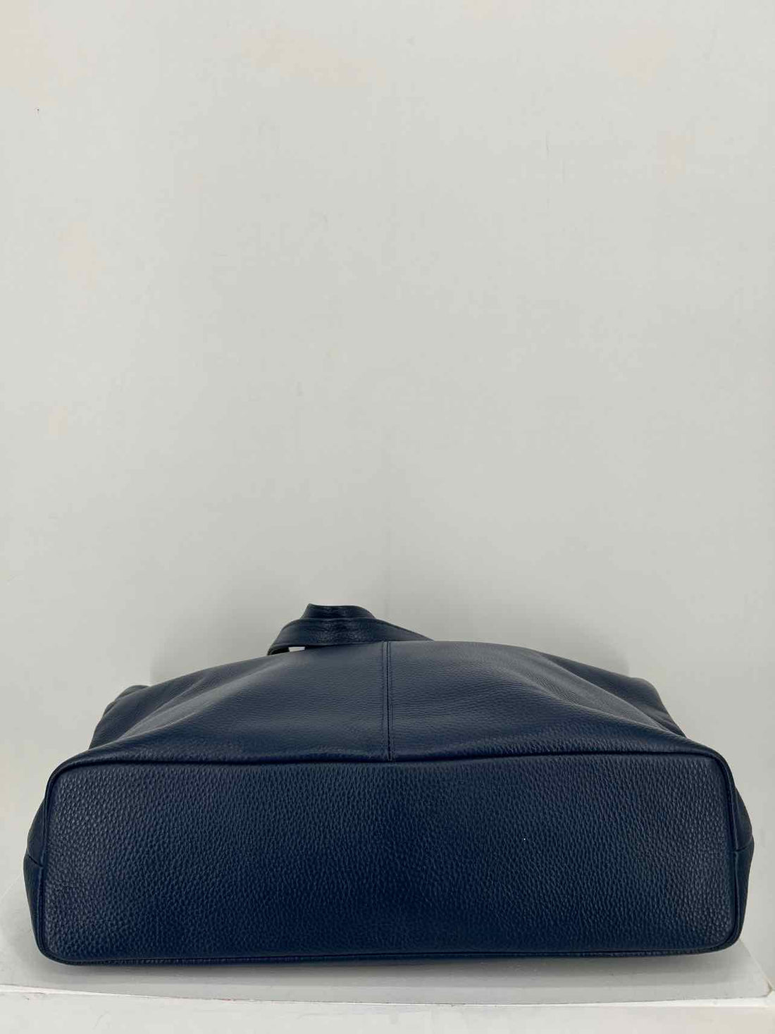 Onna Ehrlich Navy Pebbled Leather Tote