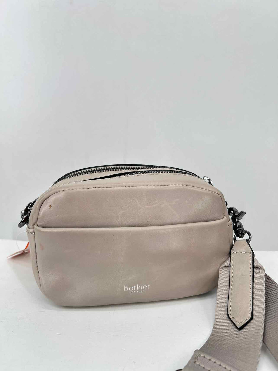 Botkier Light Gray Leather Pre Owned Crossbody