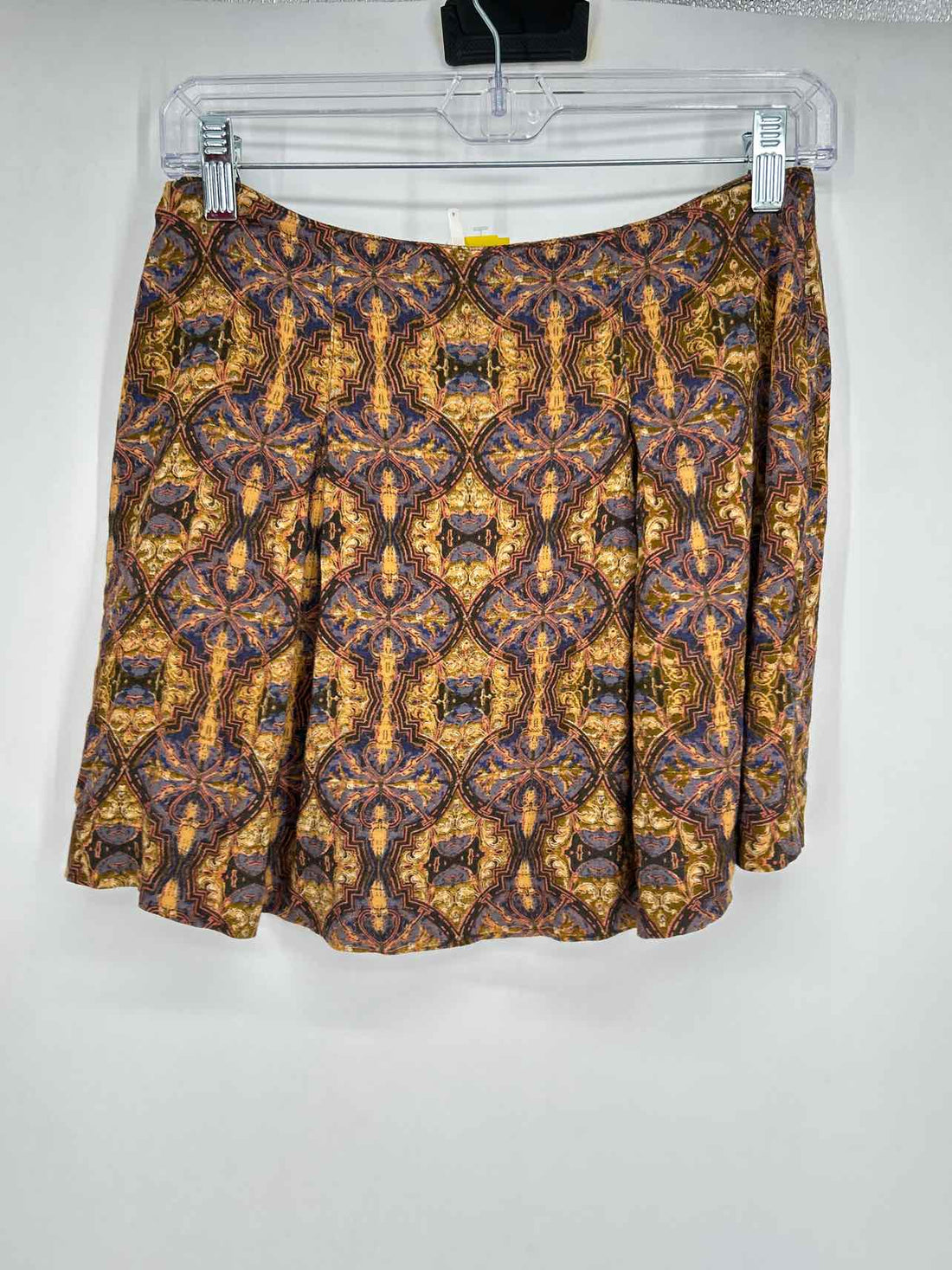Free People Size 4 Olive & Blue Print Skirts