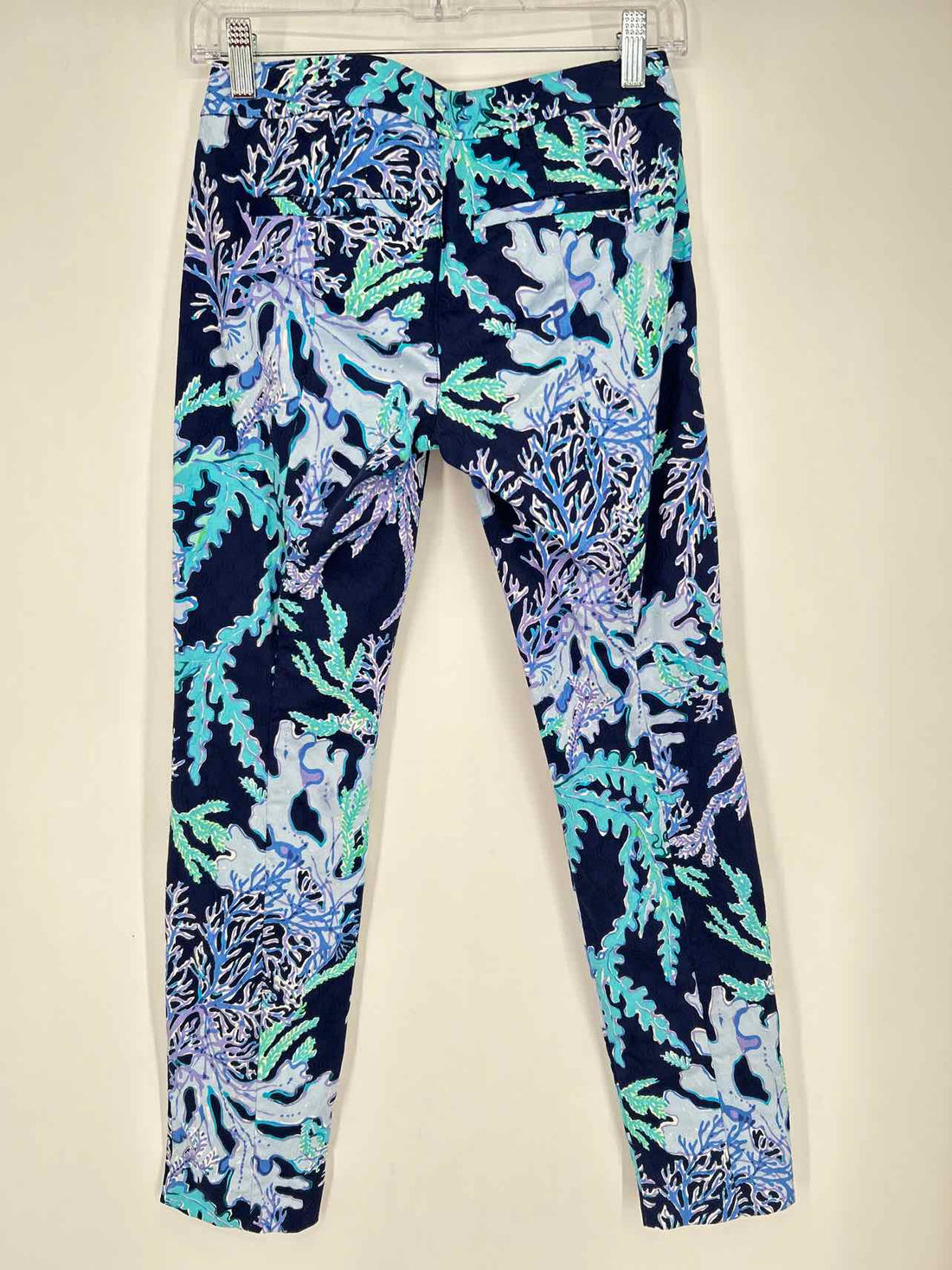 Lilly Pulitzer 00 Navy Print Lilly Pulitzer Pants