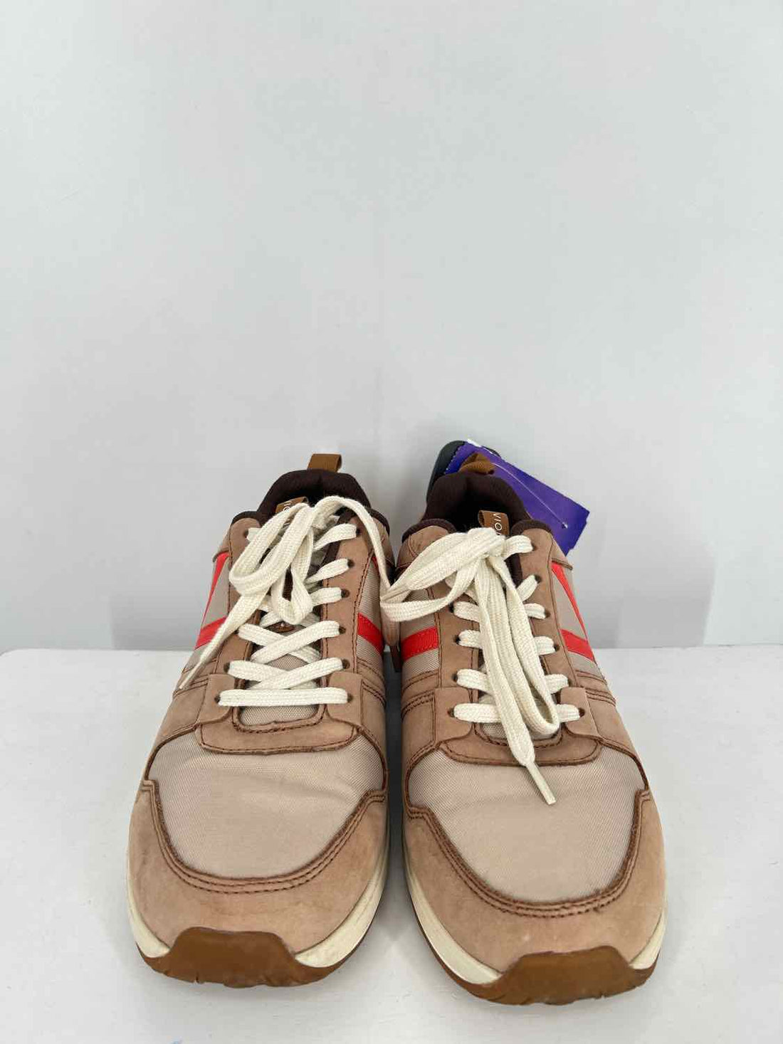 Vionic Women Size 7.5 Tan Colorblock Sneakers