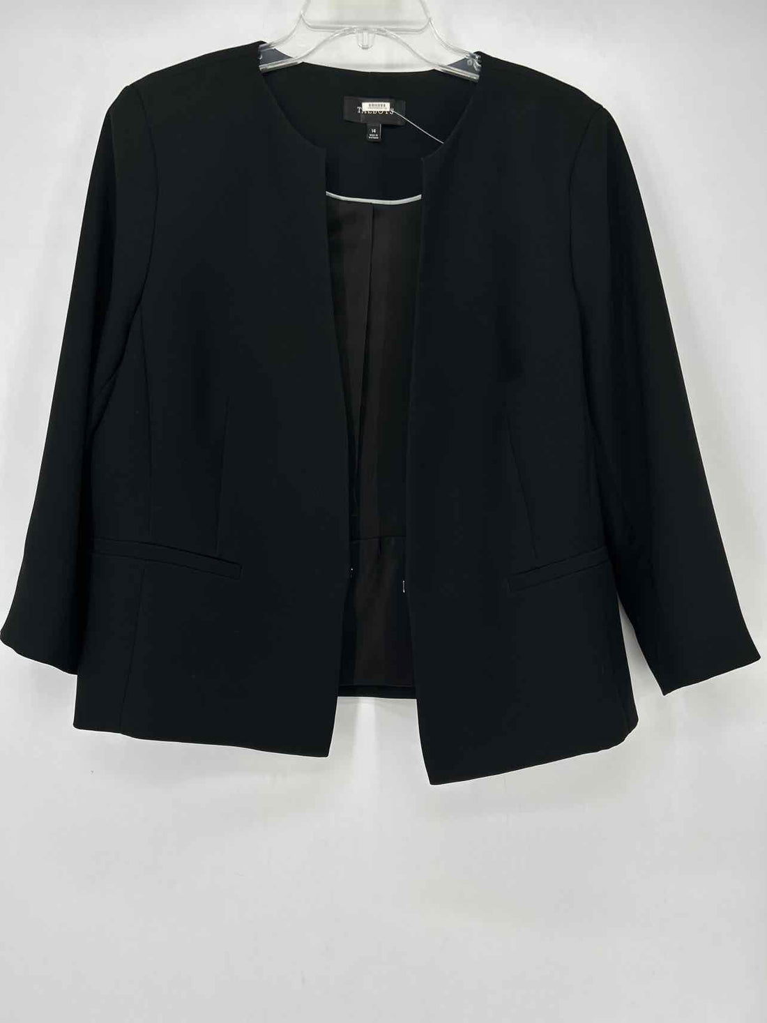 Talbots Size 14 Black Blazer