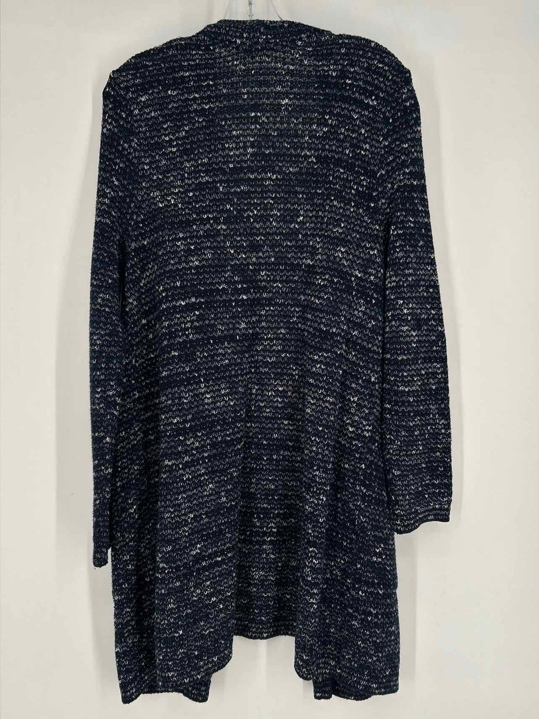 J Jill Size MP Navy & White Cardigan