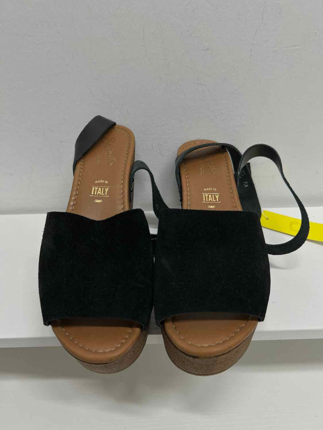 Seychelles Women Size 7.5 Black Wedges