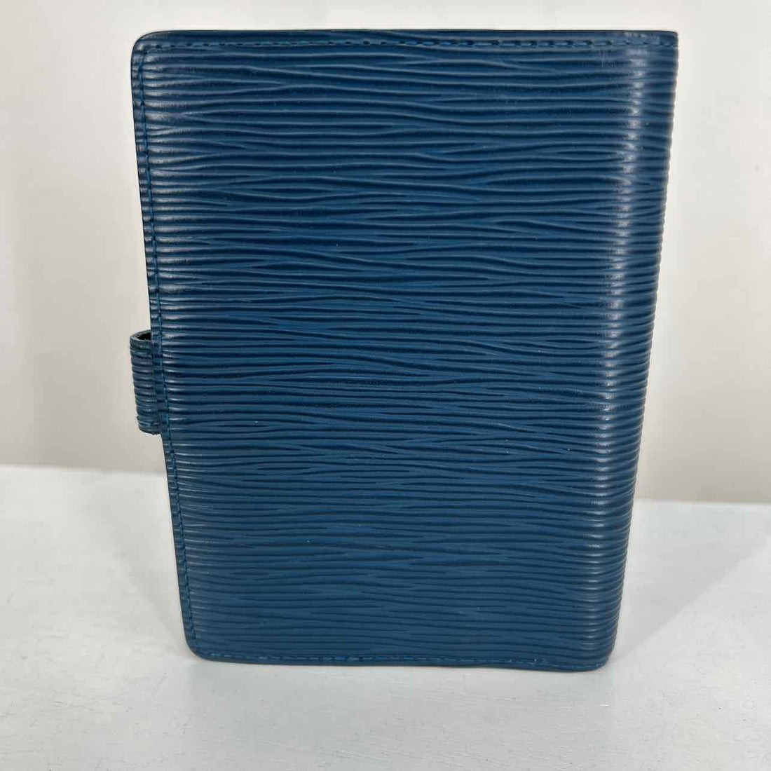 Louis Vuitton Epi Leather Ring Agenda Blue Like New LUXURY