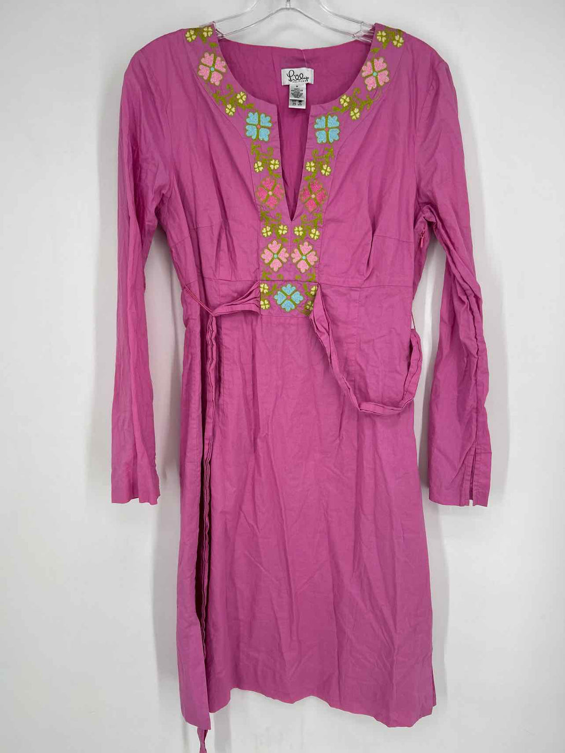 Lilly Pulitzer M Light Purple Embroidered Vintage Lilly Pulitzer Dress