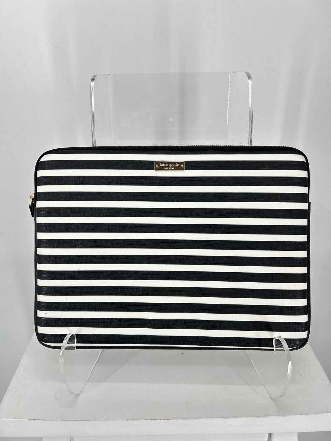 Kate Spade White & Black Striped Misc.