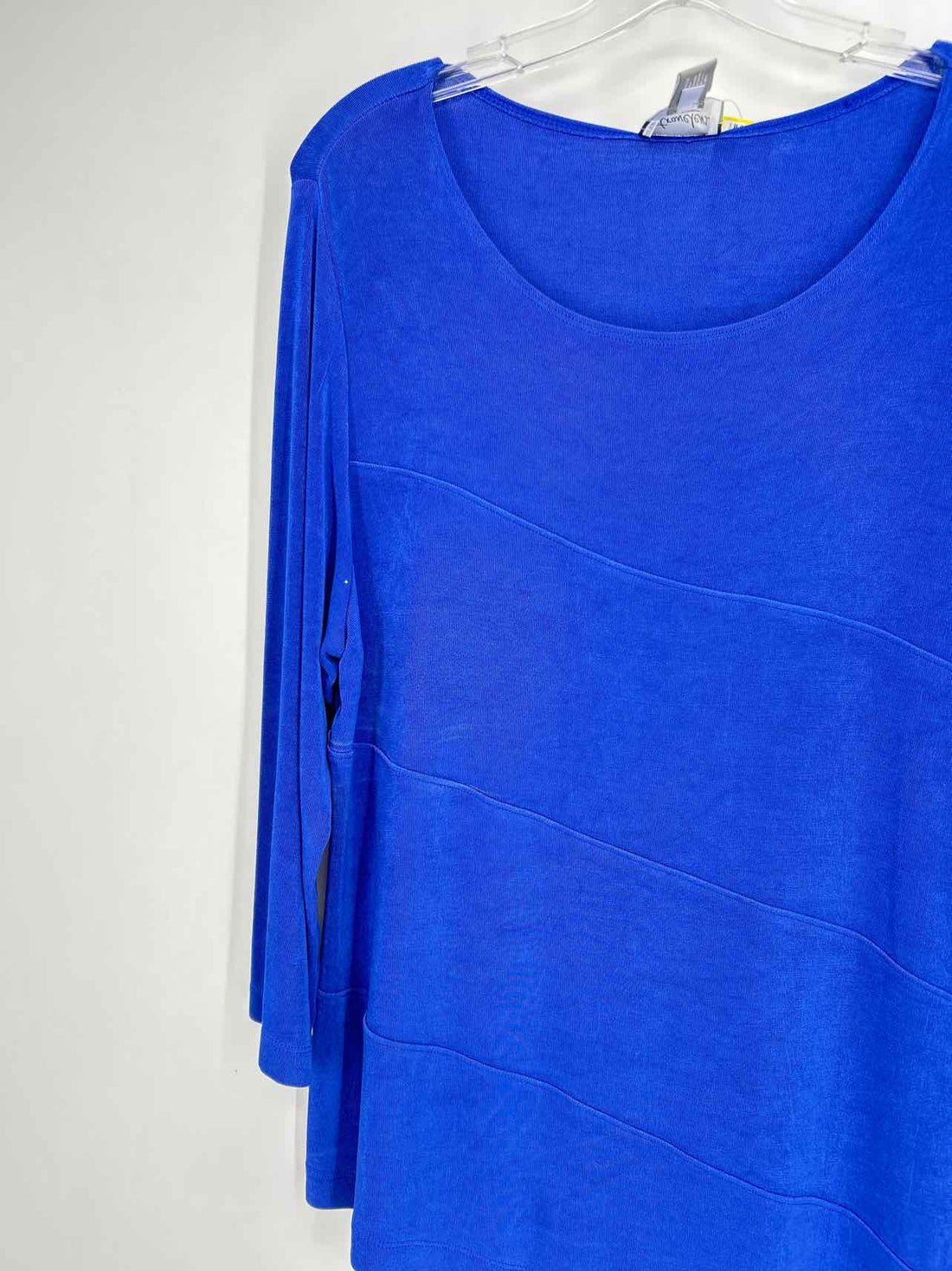 Chicos Size 2 (12) Royal Blue Long Sleeve