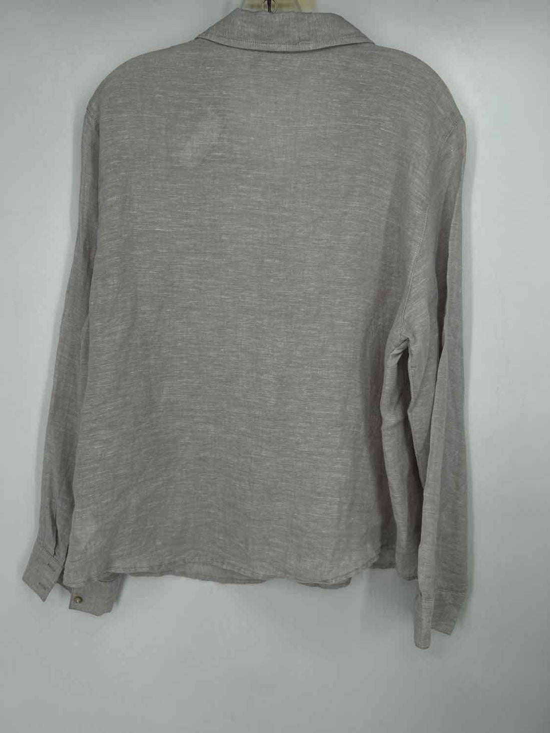 Joie Size XL Pale Gray Linen 100% Long Sleeve