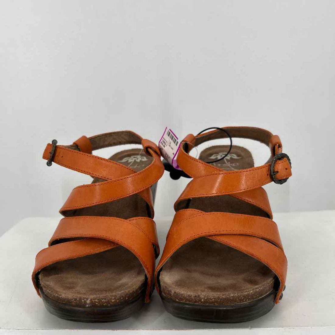 Dansko Women Size 39 (8.5-9) Rust Wedges