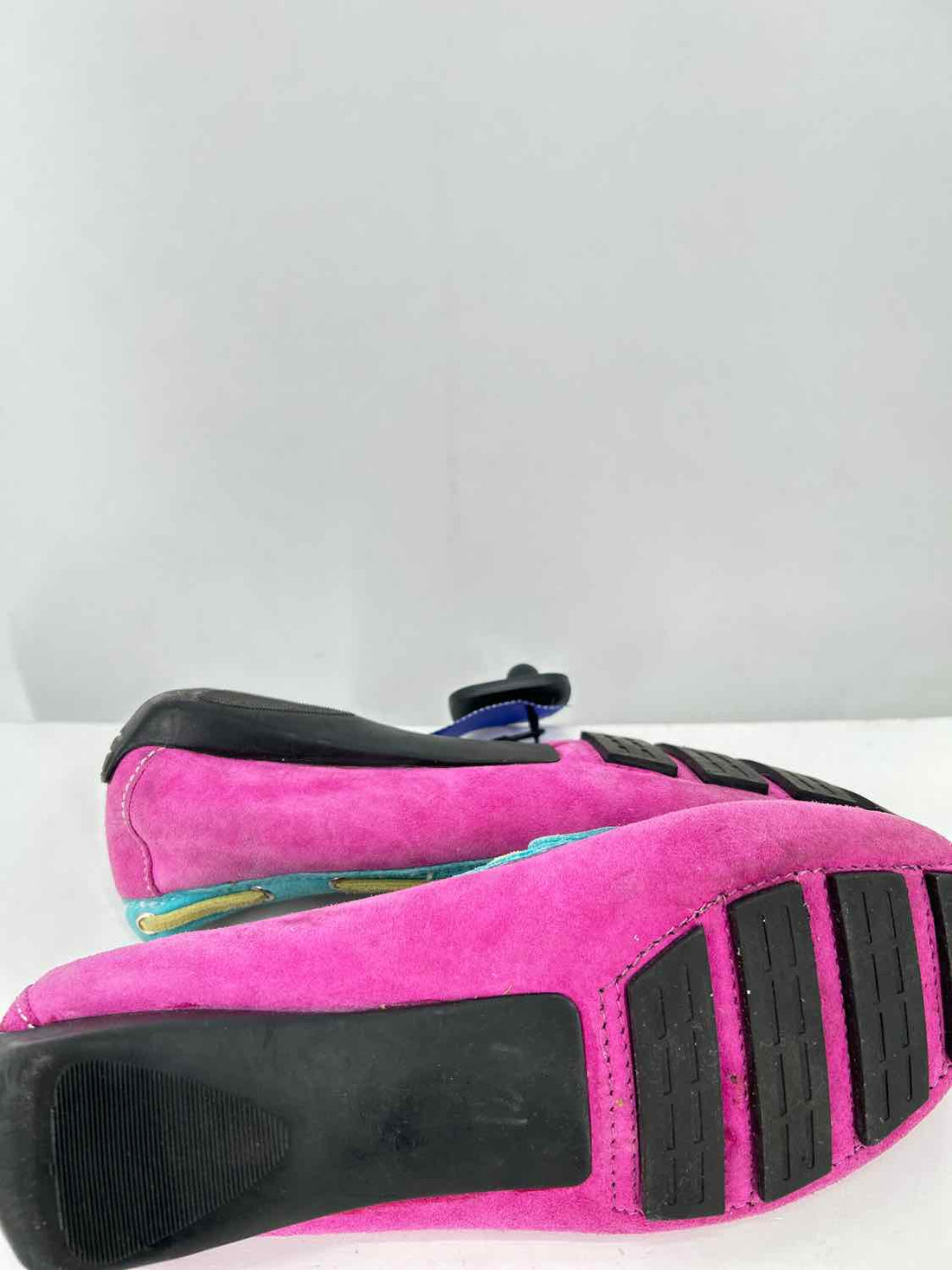 Vaneli Women Size 6 Magenta Colorblock Loafers