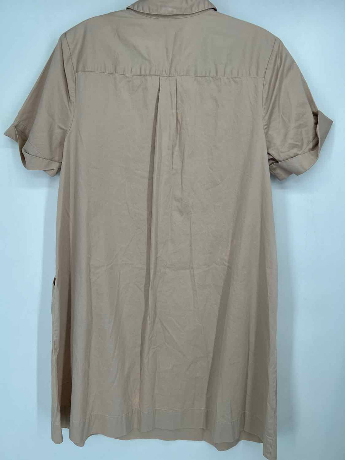 J Jill Size MP Khaki Short Sleeve Dress