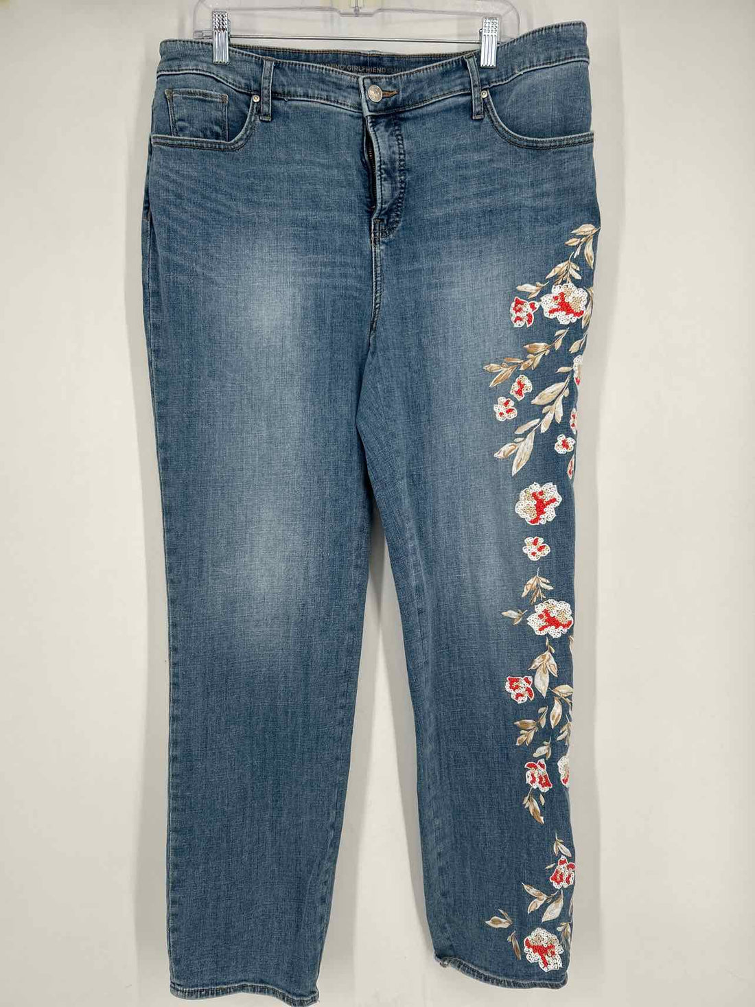 Chicos Size 16T Medium Wash Denim Jeans