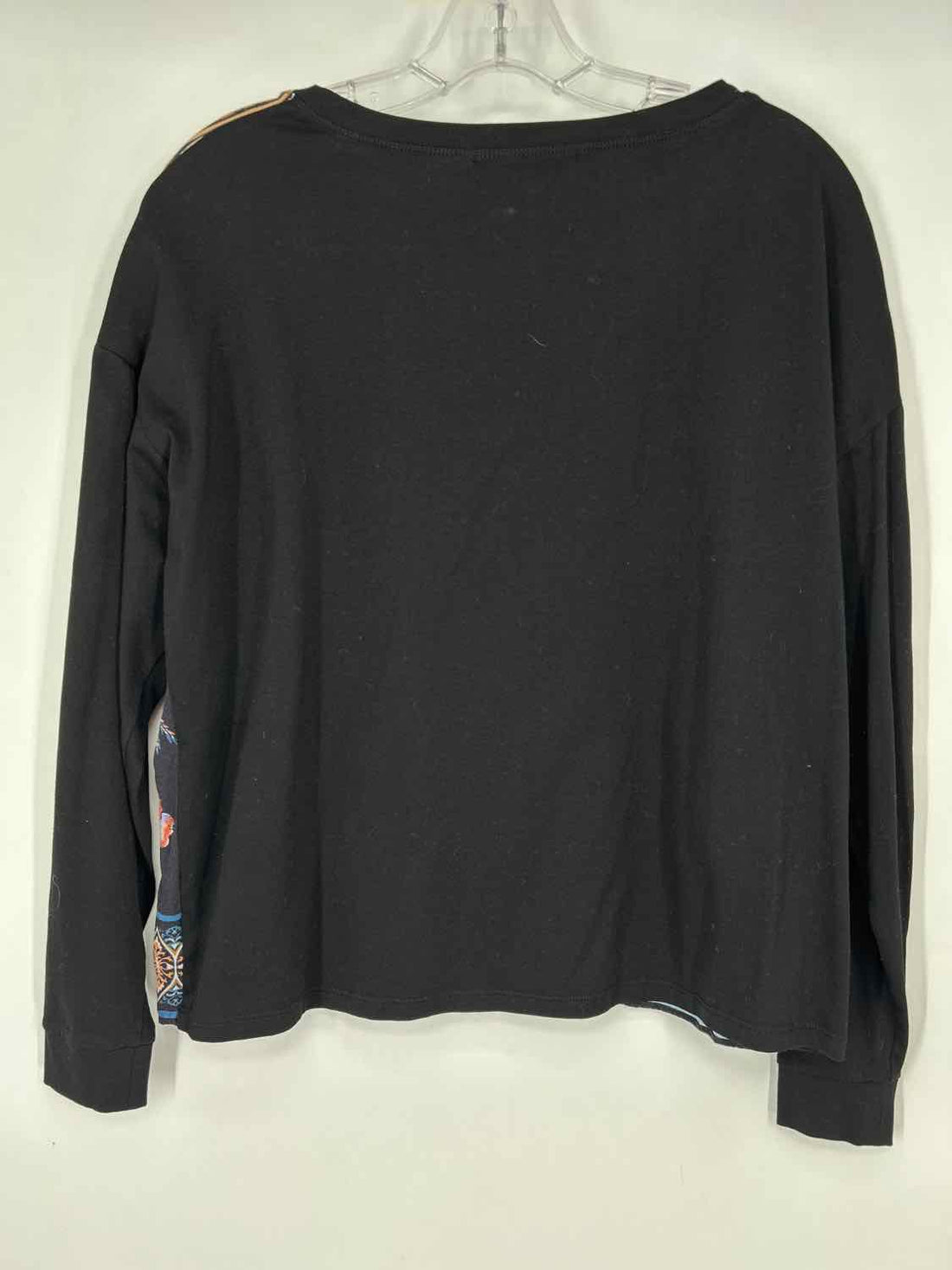 Hale Bob Size S Black Print Long Sleeve